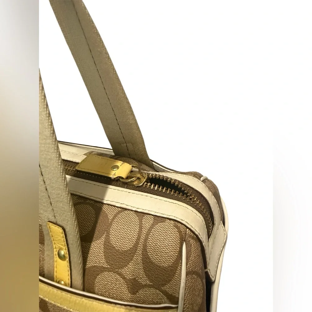 Coach 2007 Heritage Stripe Boston Bag - Picture 12 of 13